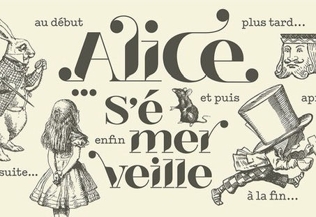 Alice s'émerveille en noir....