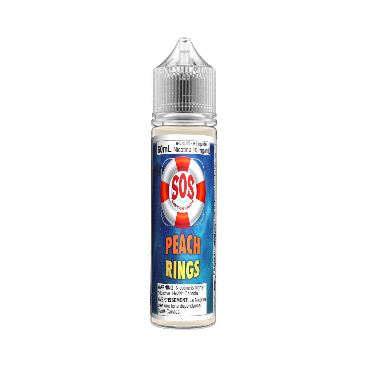 SOS - Peach Rings 60ml Salt