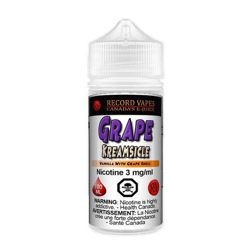 GCR Grape Creamsicle Vape Juice Canada