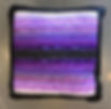 Purple quilted pillow