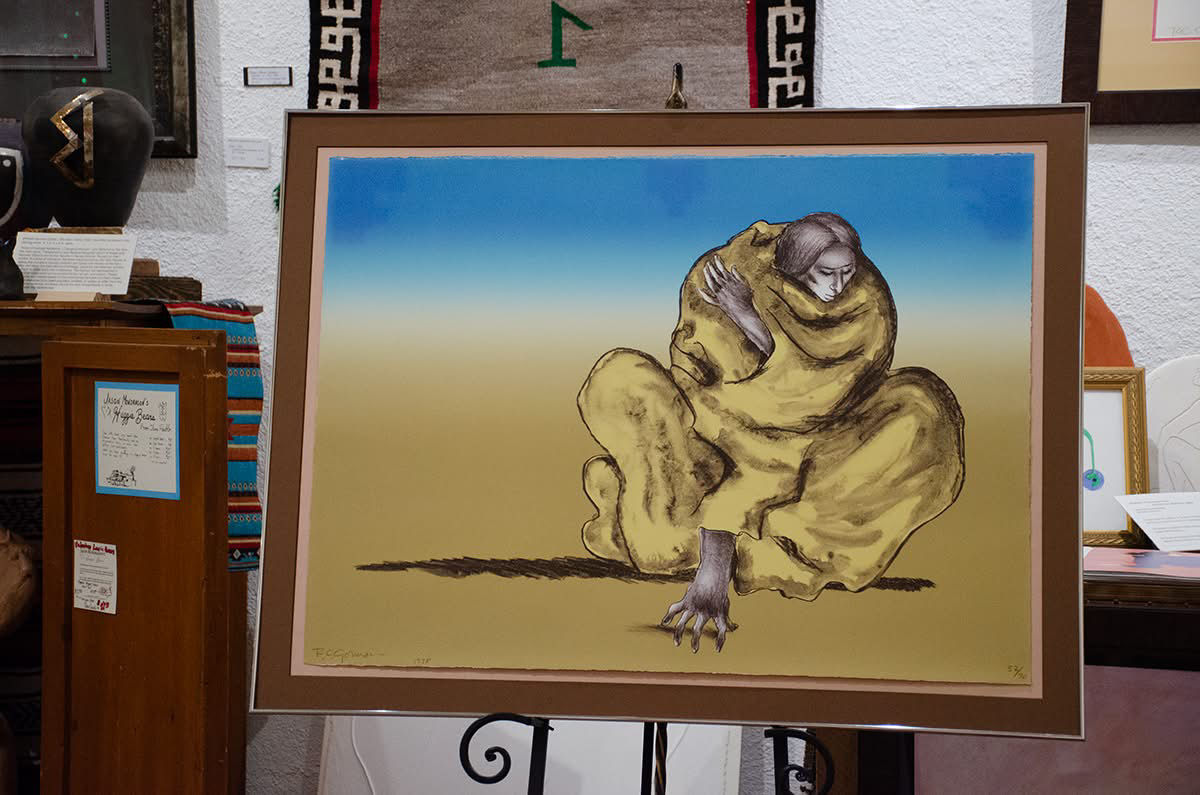 Desert Man, 1975, Lithograph, by R.C. Gorman