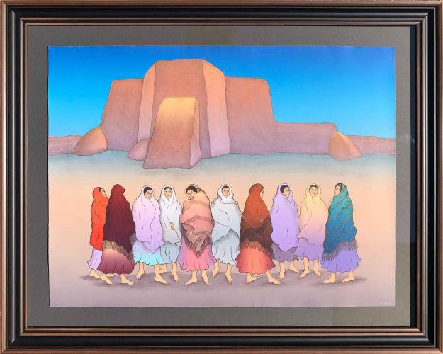 "Ranchos Twilight", 1988, by R.C. Gorman