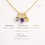 Miniature : Collier Bélier 3 pendentifs – Pierres naturelles