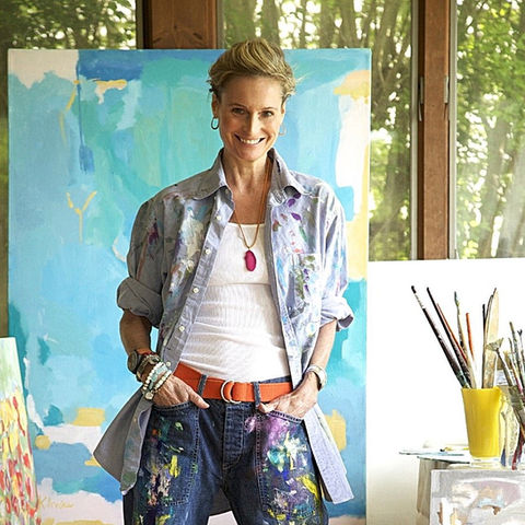 Kerry in painting clothes