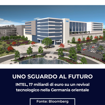 INTEL, 17 miliardi di euro su un revival tecnologico nella Germania orientale
