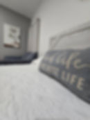 Modern Coastal Bedroom with Queen Bed