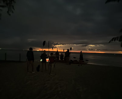 Kayak on the beach, Cayman Islands