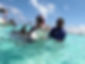 Two people holding a Stingray