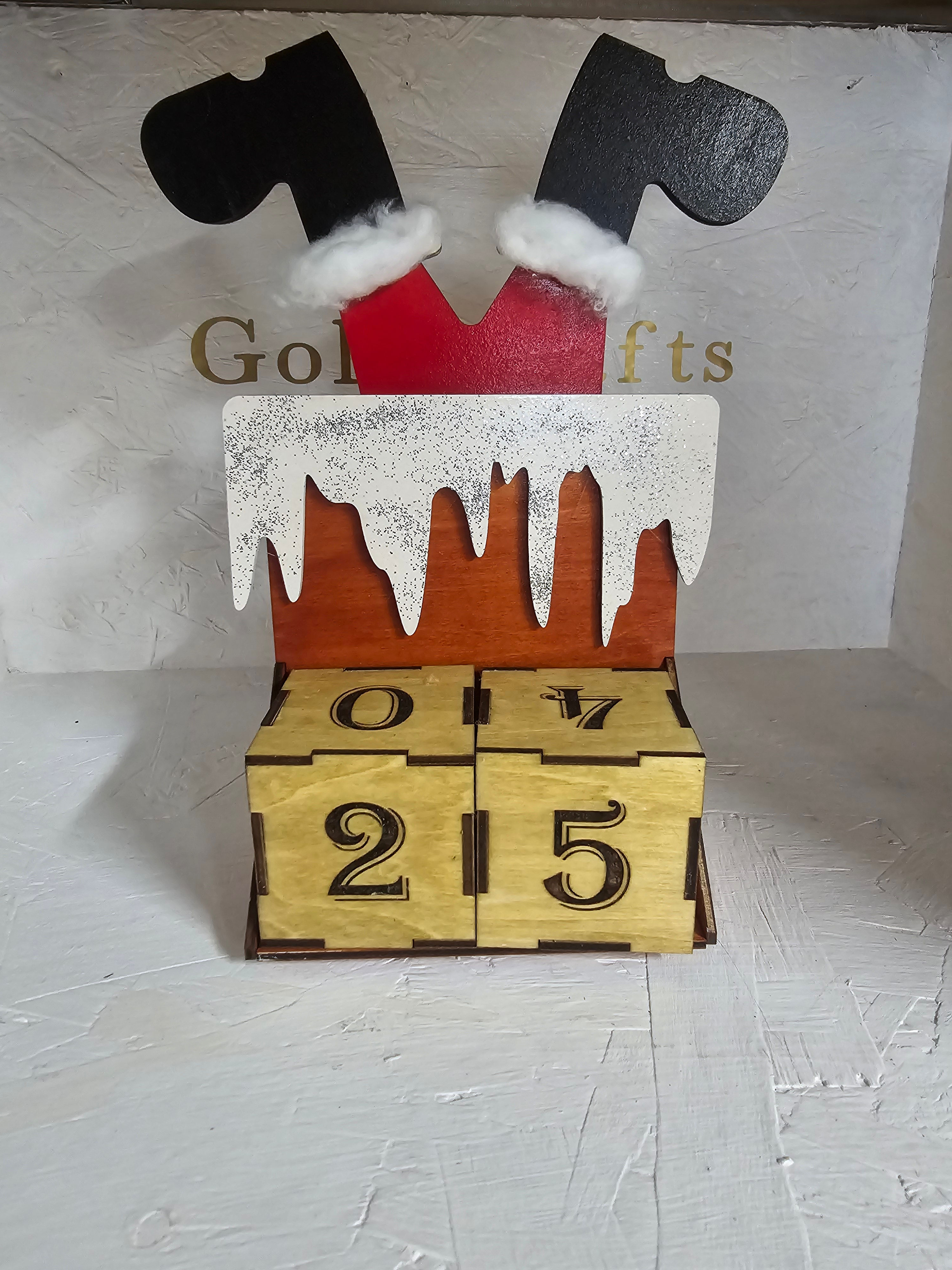 Christmas Countdown Santa