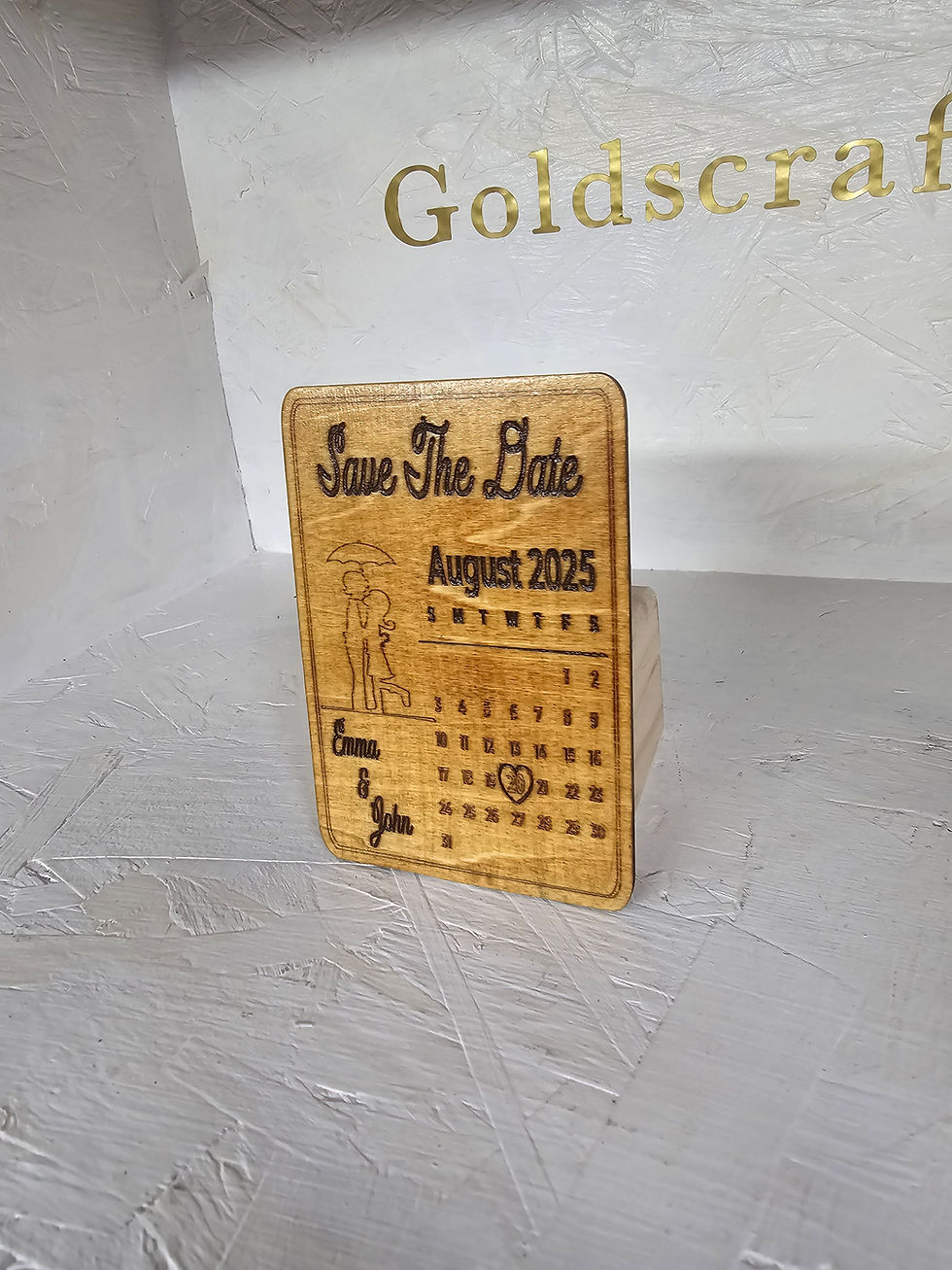 Thumbnail: Save the date fridge magnets