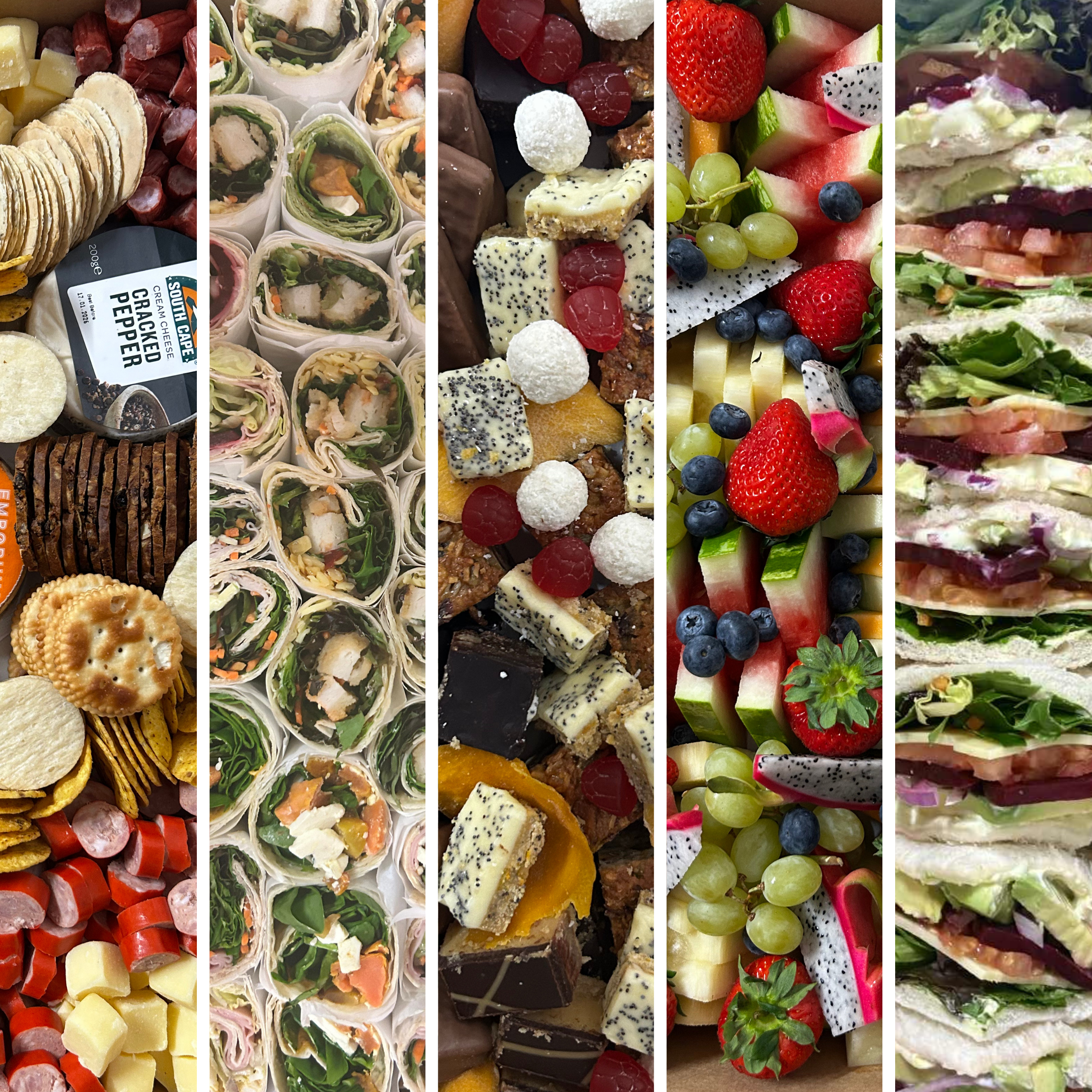 Arranged Food and Objects