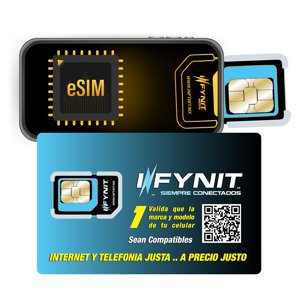 eSIM INFYNIT Promoción (Cámbiate y obtén 36Gb x $200 al mes)