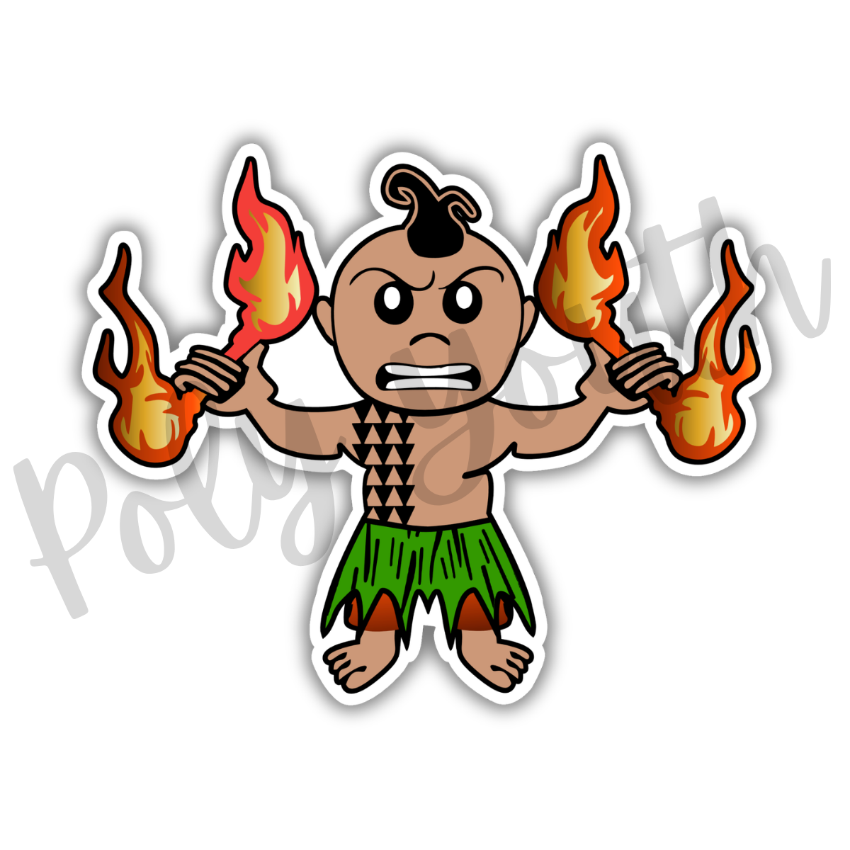 Fire Dancer Sticker