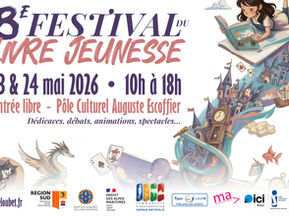 8e FESTIVAL DU LIVRE JEUNESSE 23 & 24 MAI 10h>18h