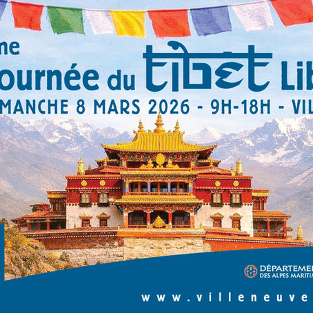 12ème Journée du Tibet libre - Dimanche 8 Mars 2026