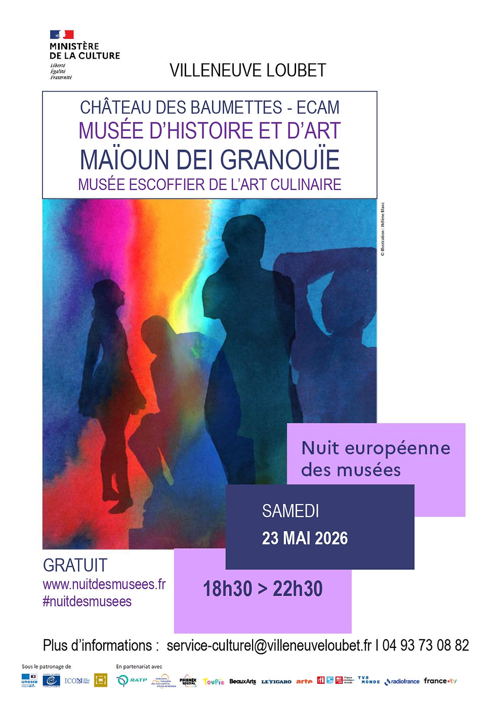 Nuit européenne des musées  à Villeneuve  Loubet 