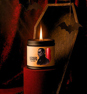 Dracula Candle, Blood Cherry Scent, Halloween Candle