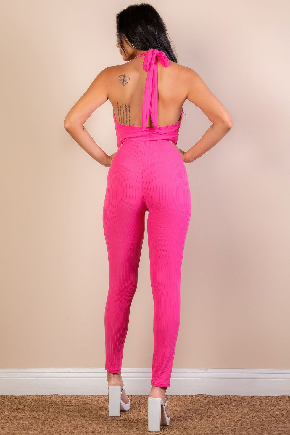 Thumbnail: Halter Hourglass Jumpsuit