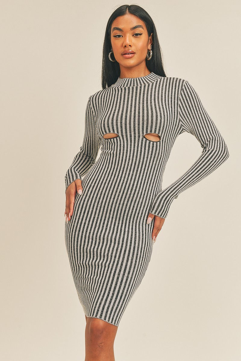 Graceful Lines Midi Dress