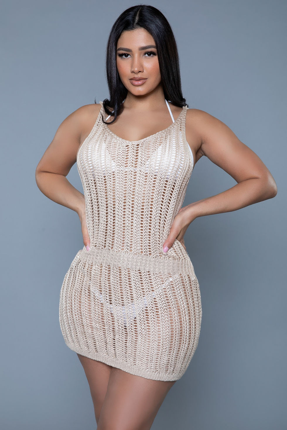 Thumbnail: Josephine Crochet Mini Dress