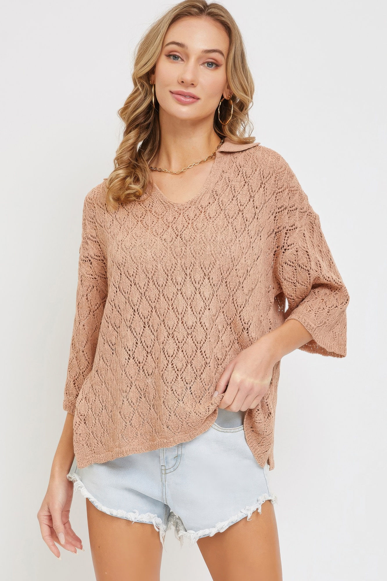 Breeze Pointelle Top