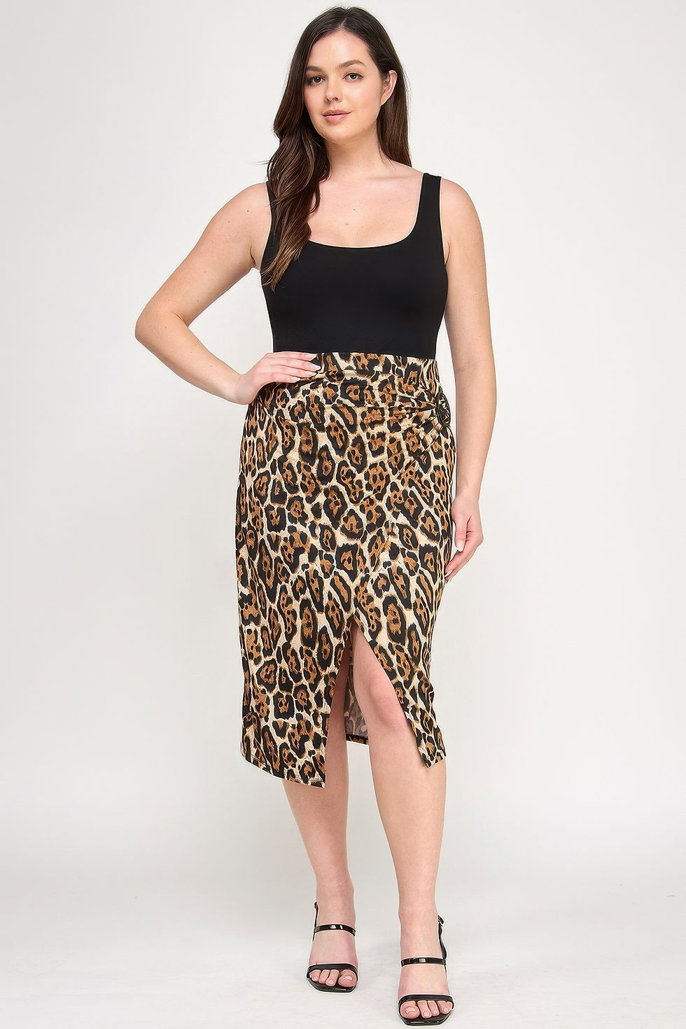 Plus Roar & Drape Skirt