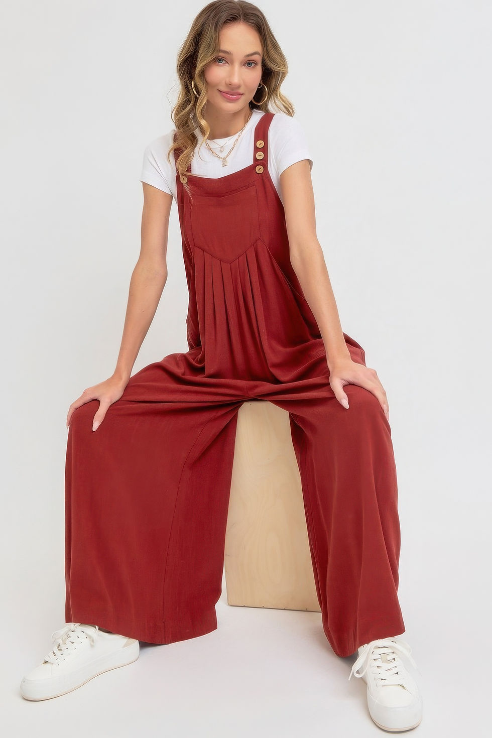 Thumbnail: Wide-Leg Wonder Jumpsuit