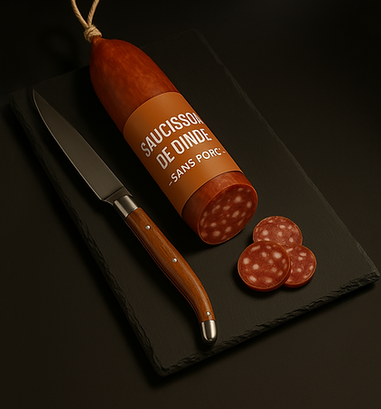 Saucisson dinde sans porc So Cisson Distributeur Fournisseur Saucisse sèche Terrine Auverg
