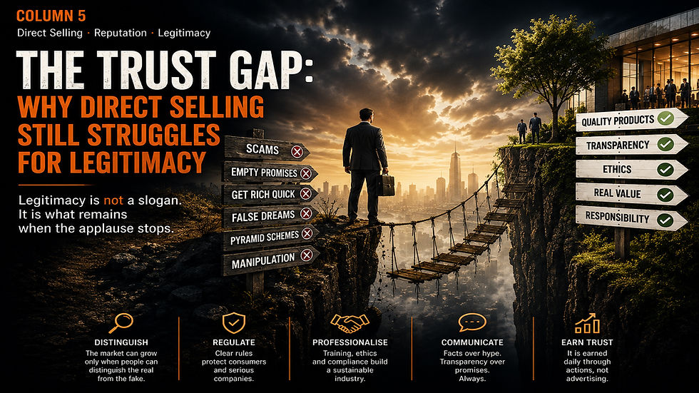 The Trust Gap: Why Direct Selling Still Struggles for Legitimacy