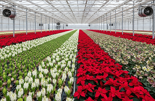 Groupiz - Commande achat vente groupée de fleurs de Noel jacinthes poinsettias hellebores