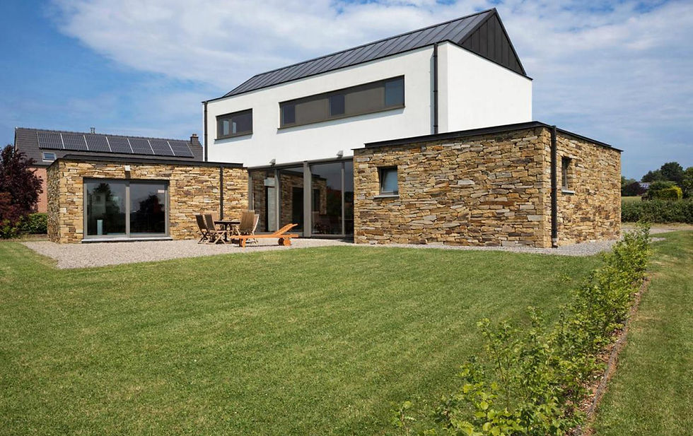 Kryszke Immobilier maison moderne à vendre Harnes Phalempin Oignies Libercourt Carvin Annœullin Cour
