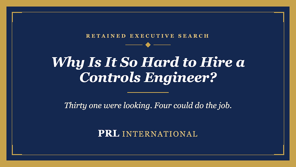 Why Is It So Hard to Hire a Controls Engineer Right Now?