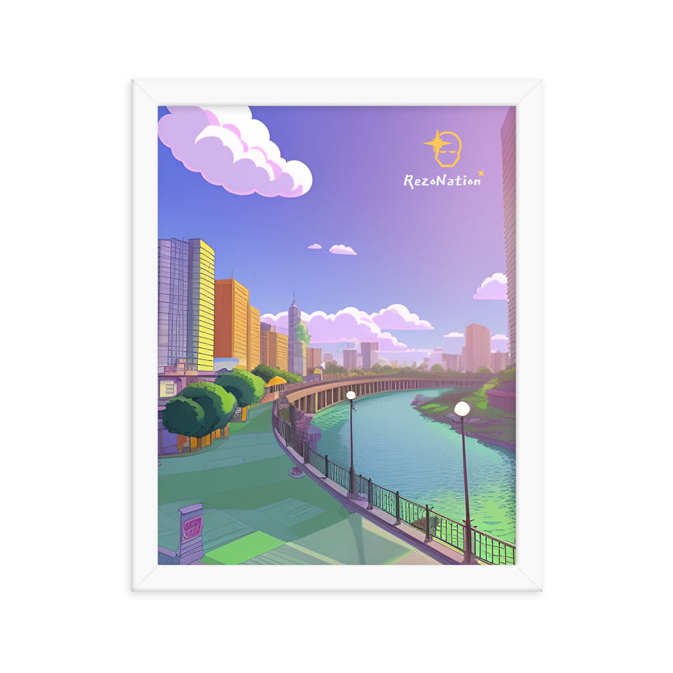 Thumbnail: Product: Framed City Life V2 Poster