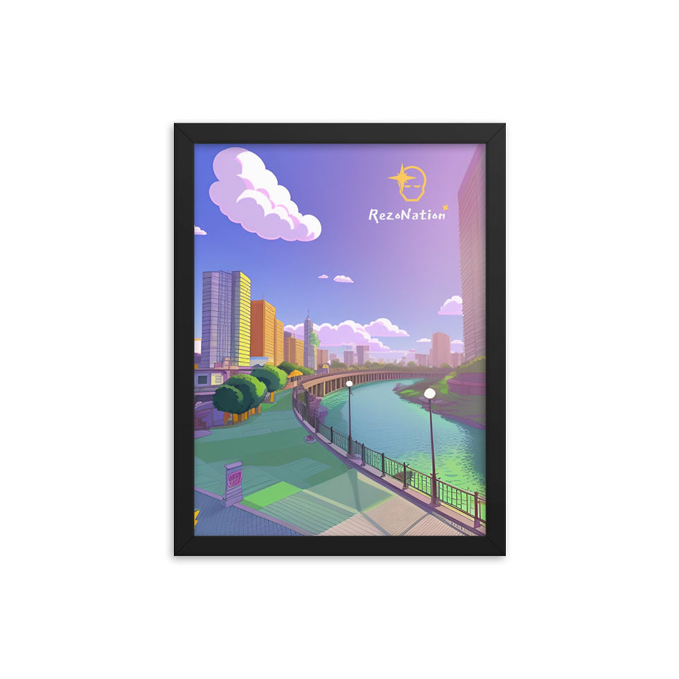 Thumbnail: Product: Framed City Life V2 Poster