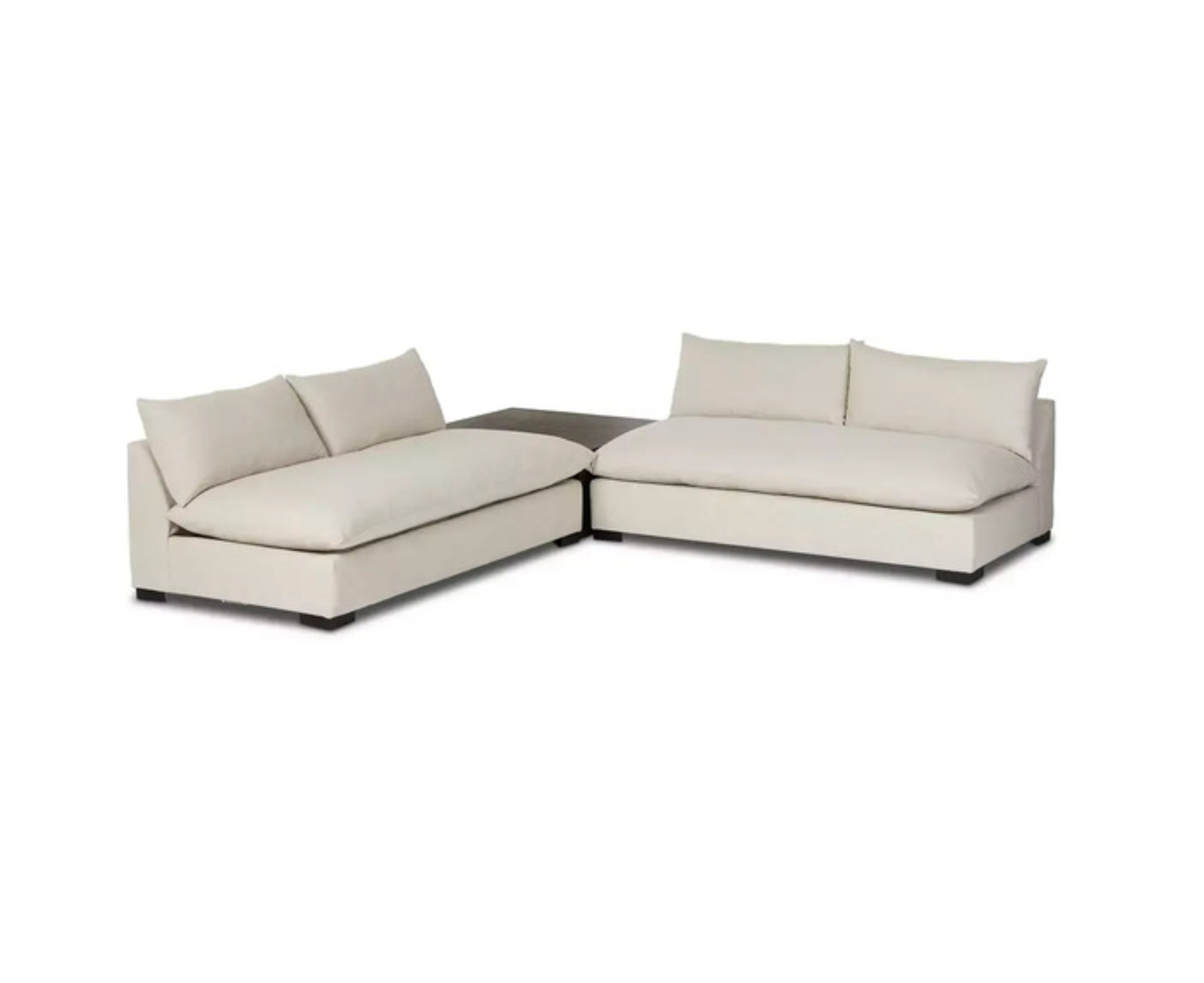 3 Piece Sectional W/ Corner Table