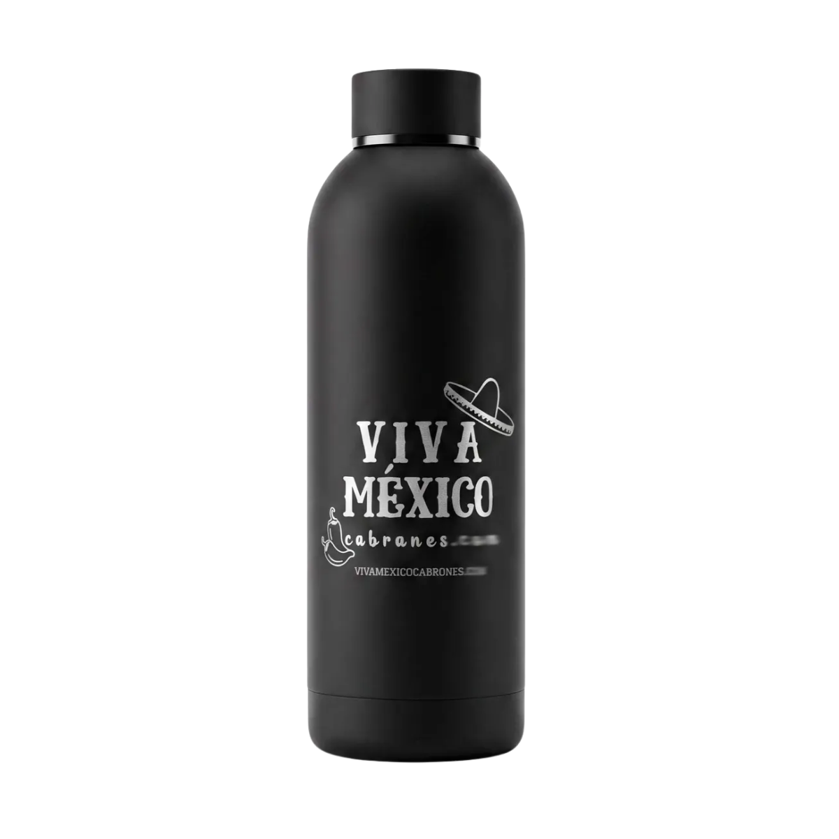 Termo de Acero Inoxidable Viva México Cabrones 520 mL