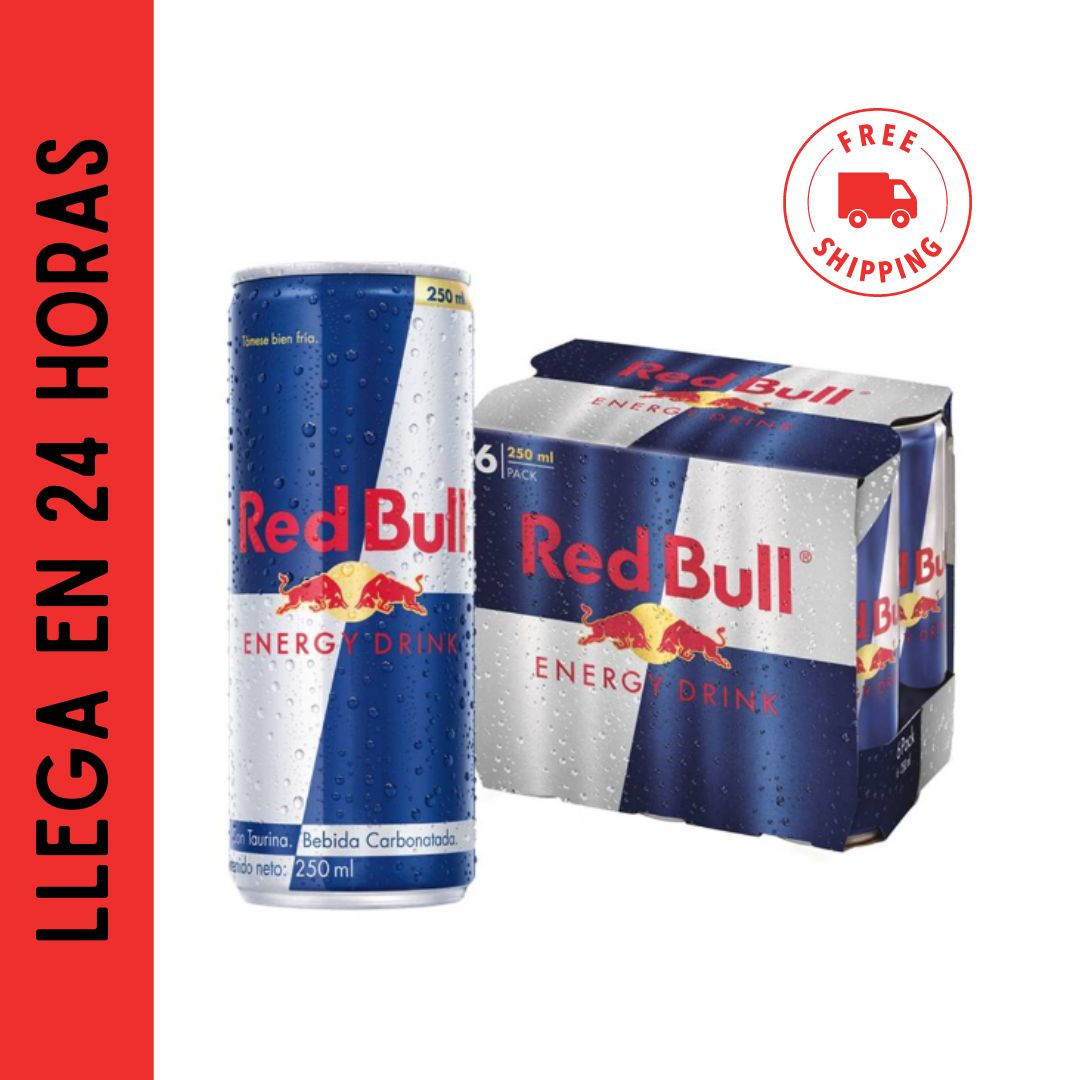 SIX BEBIDA ENERGIZANTE REDBULL