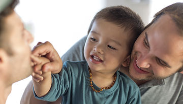 Gay Couple with their Son