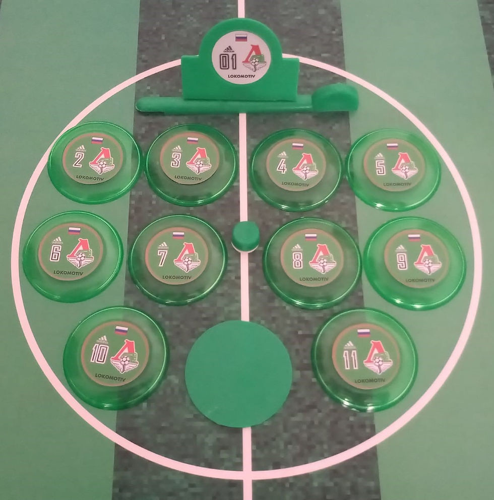 Miniatura: Jogo de Botão: Box da Copa da UEFA com 15 times