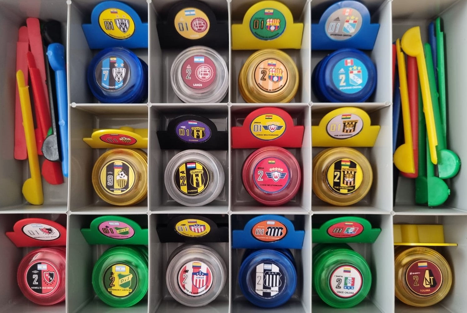 Jogo de Botão: Box da Copa Sul Americana com 14 Times