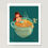 Thumbnail: CHAI MERMAID - Digital Art Print for Tea / Chai Lovers