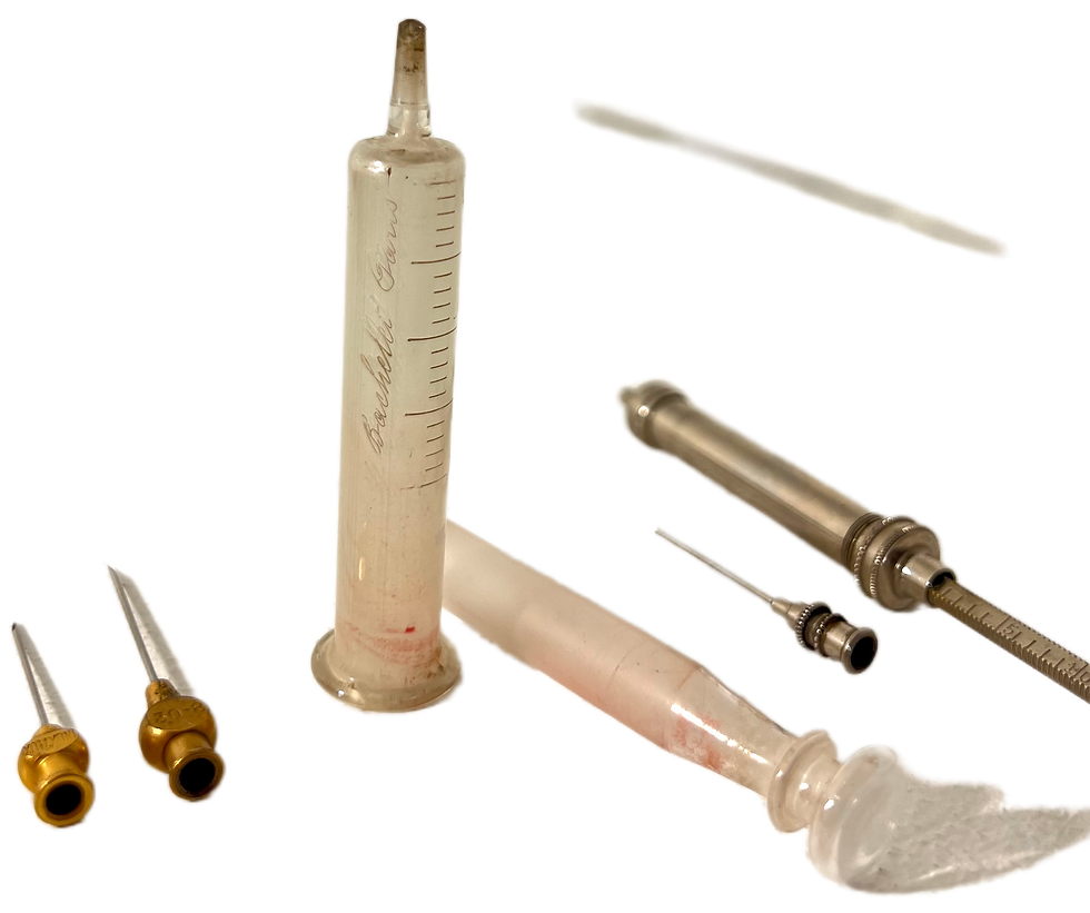 Thumbnail: Syringes from the Battle of the Somme
