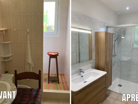 Travaux de modernisation d'une salle de bain