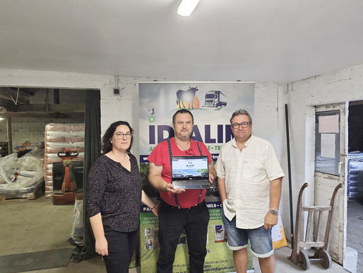 Création d'un logo, d'un site web et d'un roll-up pour ID-ALIM à Chanteix
