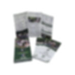 dépliants 2 plis roulés (format ouvert A4 et format fermé 100 x 210 mm)