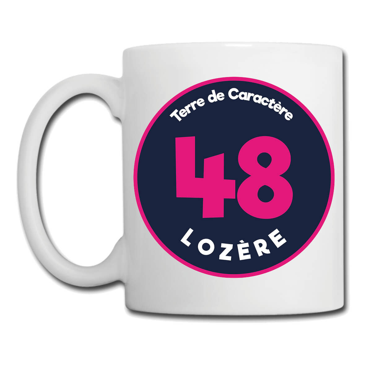 Mug - Terre de caractère 48 - Bleu Nuit & Rose