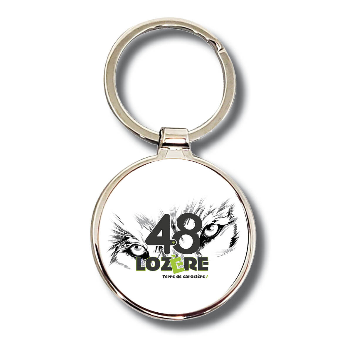 PORTE CLÉ EN MÉTAL - LOZERE TERRE DE CARACTERE - GEVAUDAN