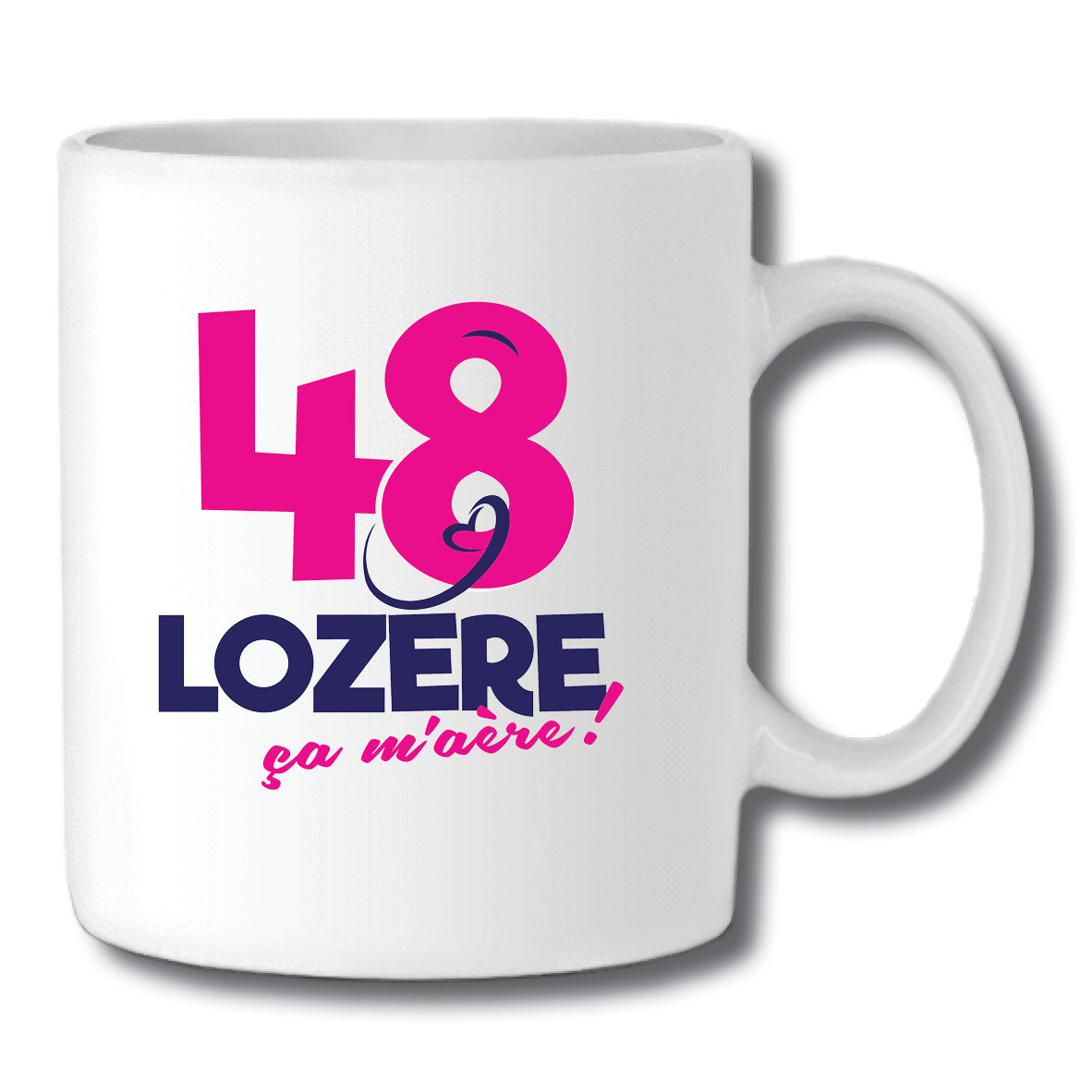 Mug - Lozère ça m'aère - Rose