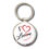 Miniature : PORTE CLÉ EN MÉTAL - I LOVE LOZERE - ROUGE