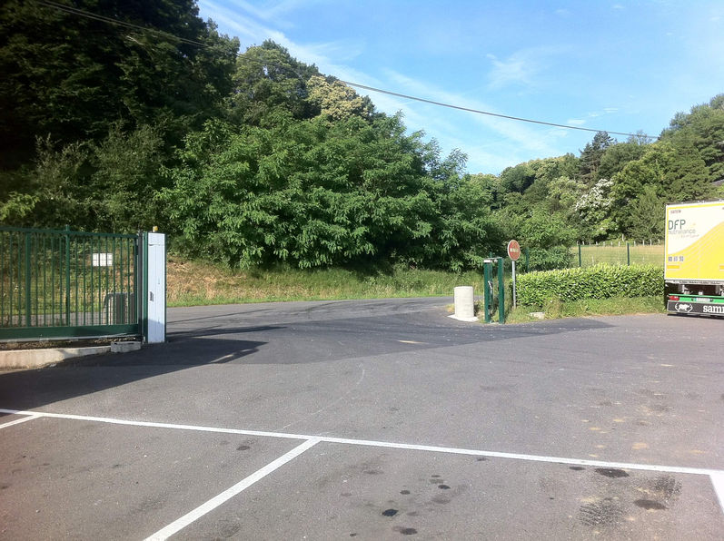 Réaménagement d'une entrée d'usine